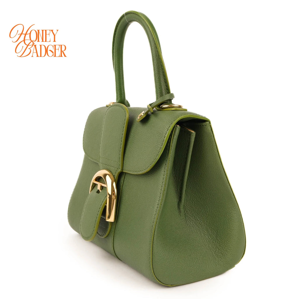 Delvaux Brillant Mini Rodéo Calf Vegetal Gold Hardware Rank A