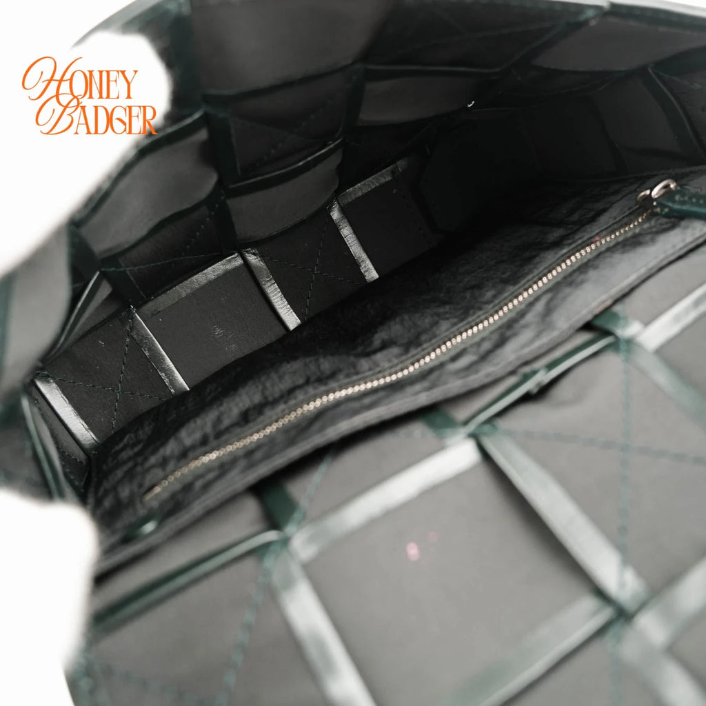 Bottega Veneta Cassette Intrecciato Lambskin Green Rank A