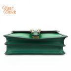 Gucci Dionysus Small Shoulder Bag Calfskin Emerald Green Two-Tone Hardware Rank A