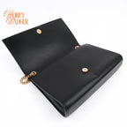 Saint Laurent Kate Tassel Medium Smooth Calfskin Black Gold Hardware Rank AB