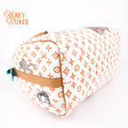 Louis Vuitton x Grace Coddington Speedy Bandoulière 30 Catogram White Orange Rank S