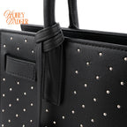 Saint Laurent Sac de Jour Nano Studs Black 2Way Handbag T3474 Rank A