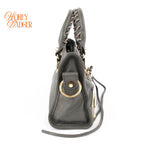 Balenciaga Giant 12 Gold Mini City Lambskin Gris Fossile Rank A