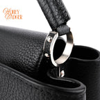 Louis Vuitton Studded Capucines BB Taurillon Leather Noir Silver Hardware Rank A