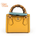 Gucci Diana Mini Leather Yellow Rank S