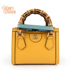 Gucci Diana Mini Leather Yellow Rank S