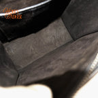 Celine Luggage Nano Leather Bag Black Rank A