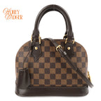 Louis Vuitton Alma BB Damier Ebene Canvas Rank A
