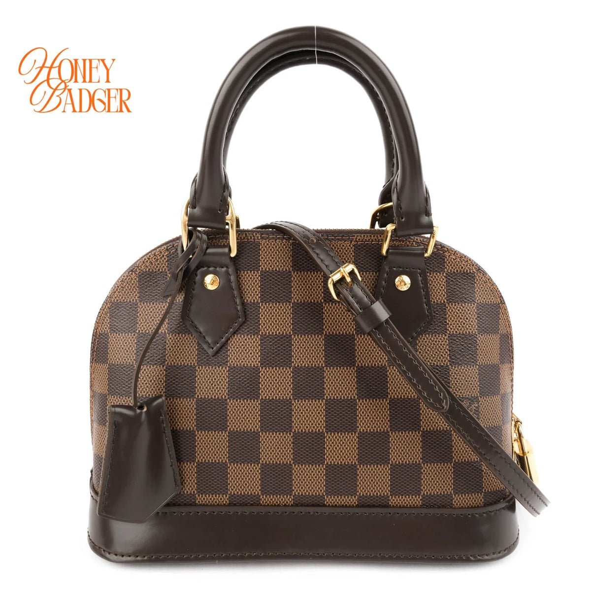 Louis Vuitton Alma BB Damier Ebene Canvas Rank A