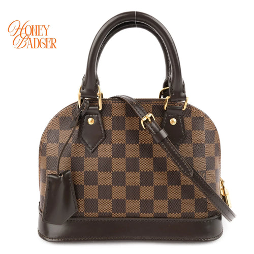 Louis Vuitton Alma BB Damier Ebene Canvas Rank A