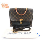 Louis Vuitton Marignan Monogram Canvas Noir Leather Gold Hardware Rank A