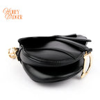 Dior Saddle Bag Calfskin Black Rank AB