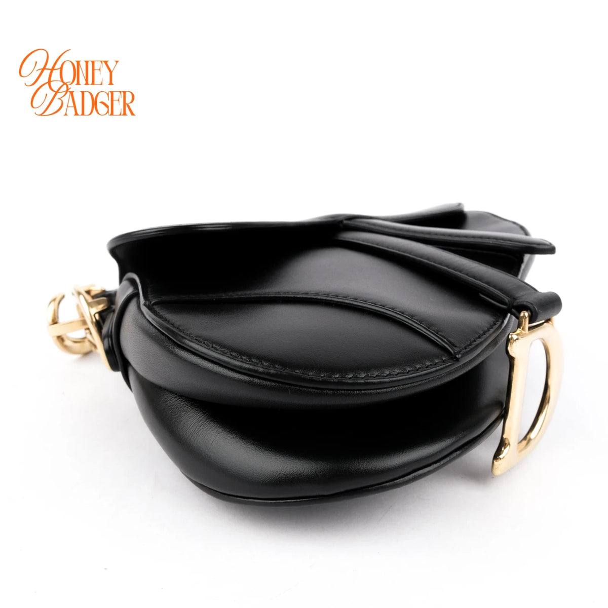 Dior Saddle Bag Calfskin Black Rank AB