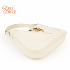 Gucci Jackie 1961 Medium Leather White Gold Hardware Rank S