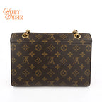 Louis Vuitton Victoire Monogram Cerise Red Chain Shoulder Bag Rank A