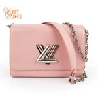 Louis Vuitton Twist MM Epi Leather 2WAY Handbag Pink Gold Hardware