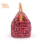 Louis Vuitton Speedy 30 Monogram Graffiti Canvas Pink Rank A