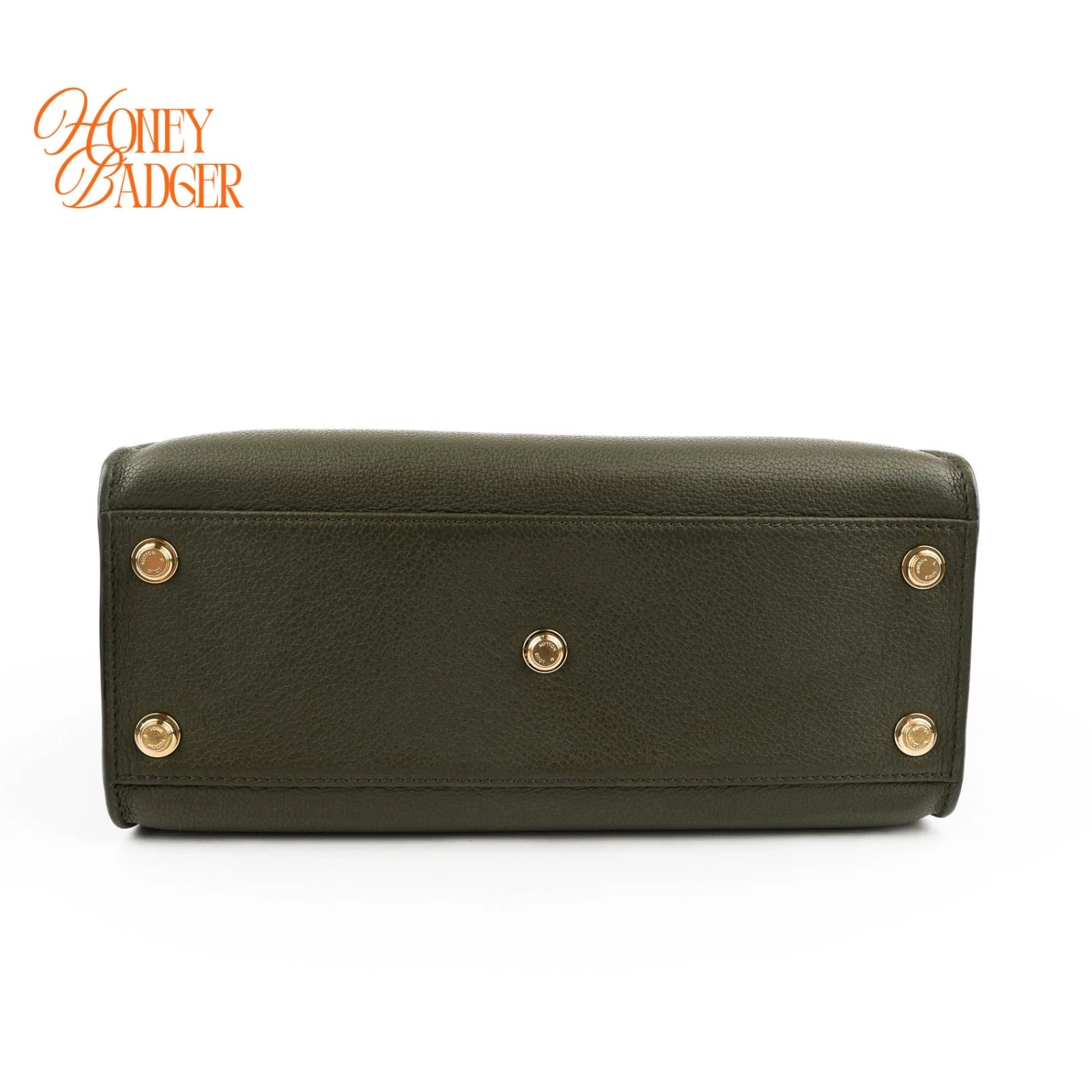 Louis Vuitton On My Side MM Monogram & Leather 2WAY Handbag Green