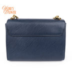 Louis Vuitton Twist MM Epi Leather Navy Gold Hardware Rank A