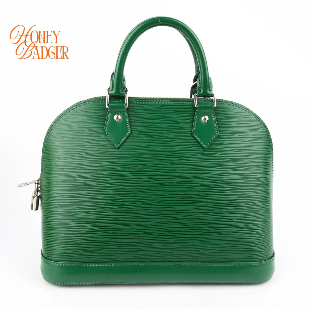 Louis Vuitton Alma PM Epi Leather Menthe Green Silver Hardware Rank A