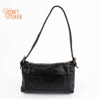 Fendi Baguette Black Multicolor Leather Mini Grade A