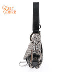 Dior Saddle Bag Medium Oblique Jacquard Black Rank A