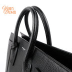 Saint Laurent Sac de Jour Medium Grained Leather Black 2-Way Bag Rank A