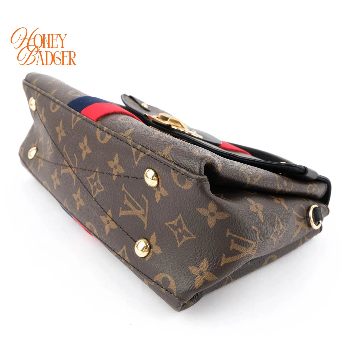 Louis Vuitton Georges BB Monogram Marine Cerise Gold Hardware Rank A