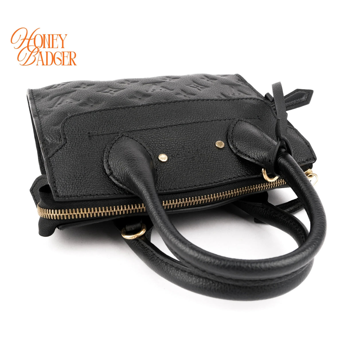 Louis Vuitton Pont Neuf Monogram Empreinte Leather Black Rank A