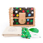 UNUSED ITEM | Louis Vuitton x Yayoi Kusama Monogram Sac Dauphine MM M46431 - Brown Multicolor (RFID Chip & Box)