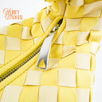 Bottega Veneta Jodie Medium Yellow Intrecciato Rank S