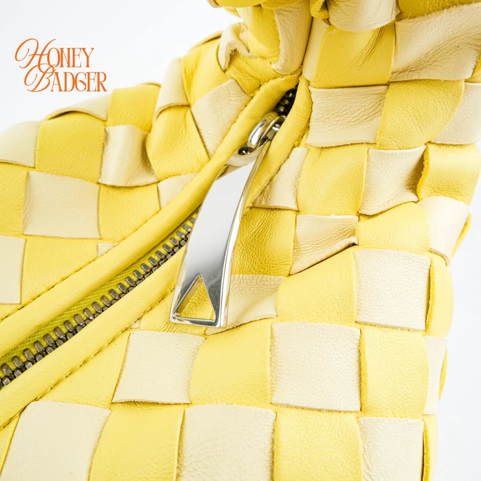 Bottega Veneta Jodie Medium Yellow Intrecciato Rank S