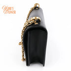 Dior J’Adior Medium Flap Bag Black Calfskin Gold Hardware Rank A
