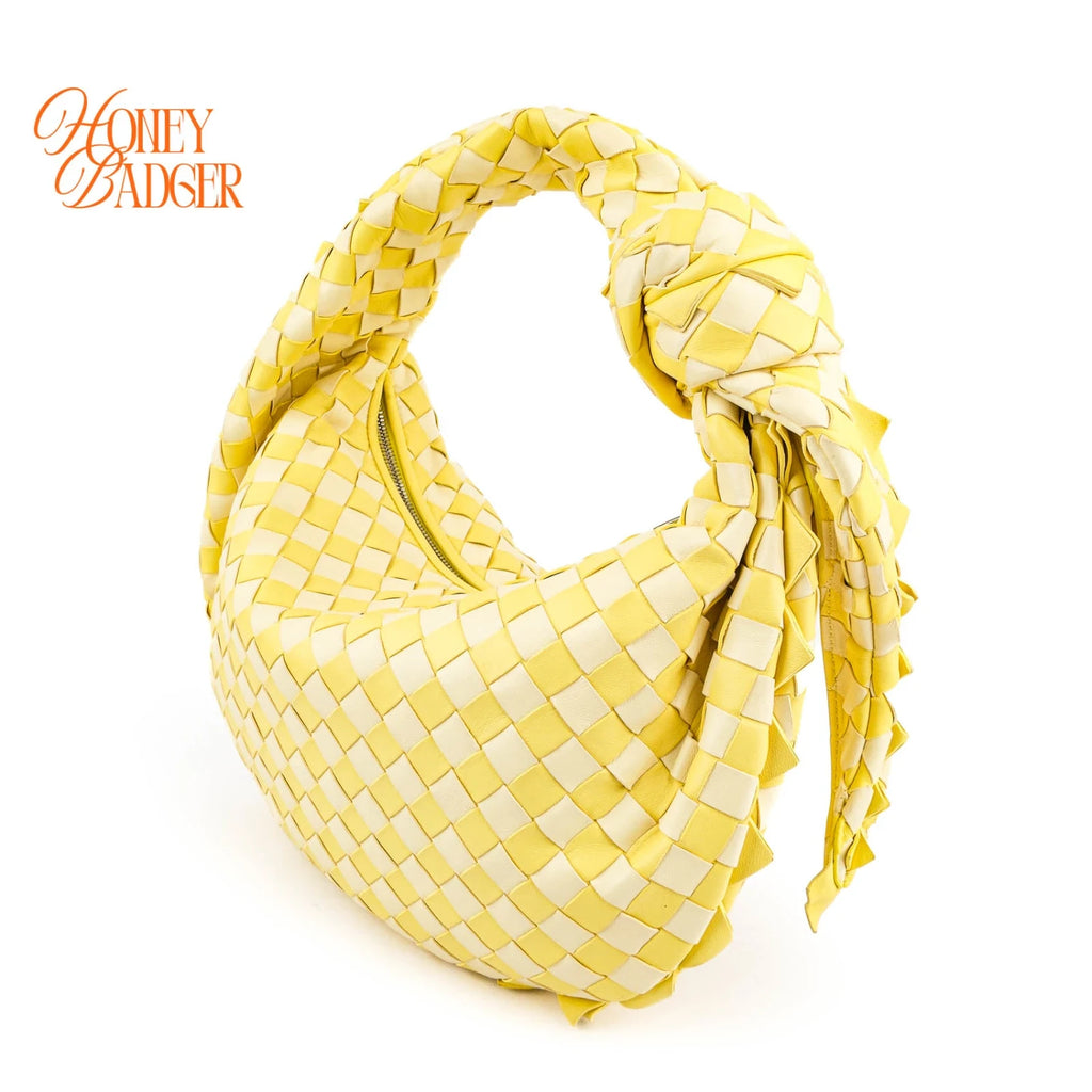 Bottega Veneta Jodie Medium Yellow Intrecciato Rank S