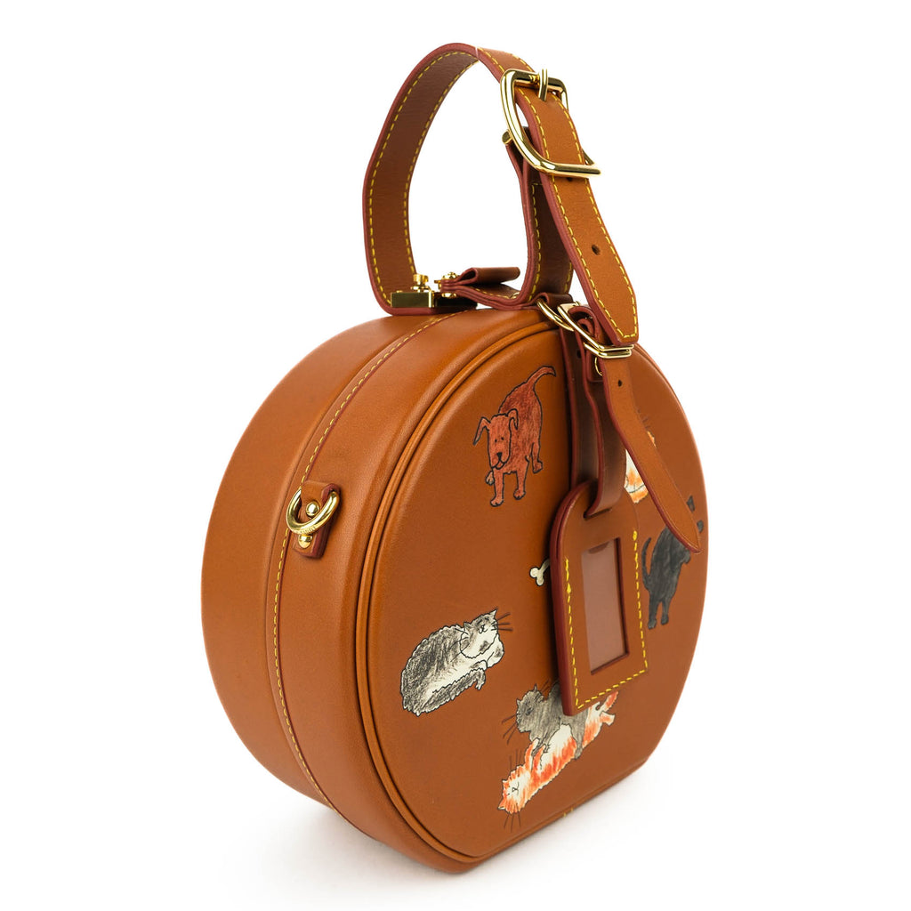 Louis Vuitton Petite Boîte Chapeau Brown Catogram Shoulder Bag
