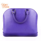Louis Vuitton Alma MM Epi Figue Purple Rank AB