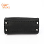 Fendi Peekaboo Mini Selleria Grained Leather Black Rank A