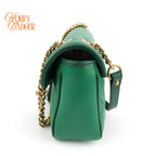 Gucci GG Marmont Small Green Leather Rank S