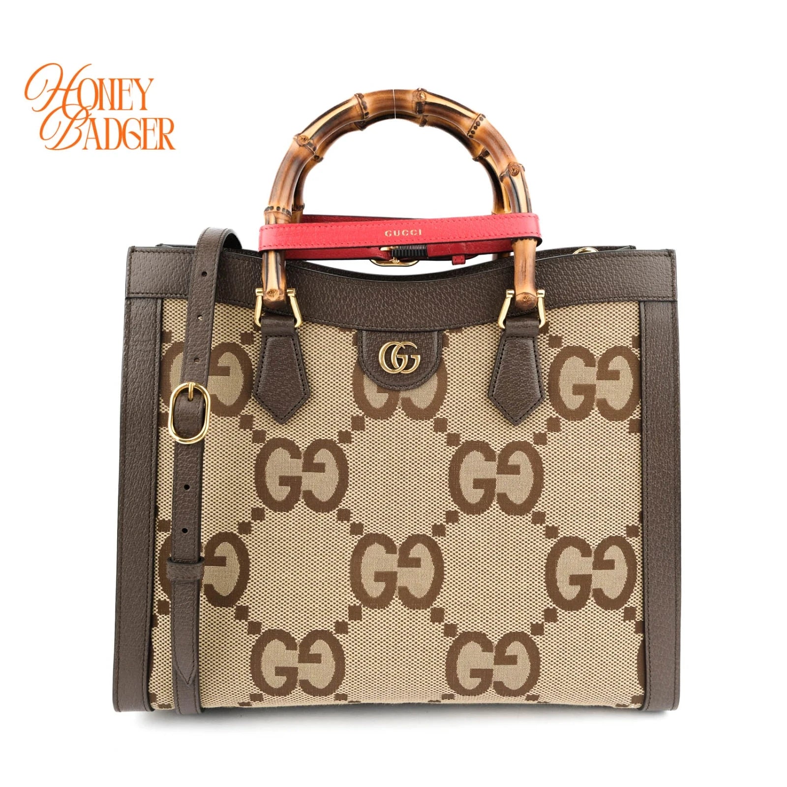 Gucci Diana Large GG Supreme Canvas Brown Rank A