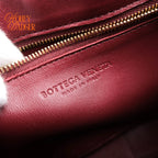 Bottega Veneta Cassette Intrecciato Burgundy Rank A