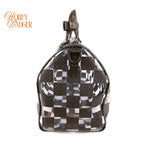 Louis Vuitton Keepall Bandoulière 50 Monogram Chess Brown/Clear Rank A