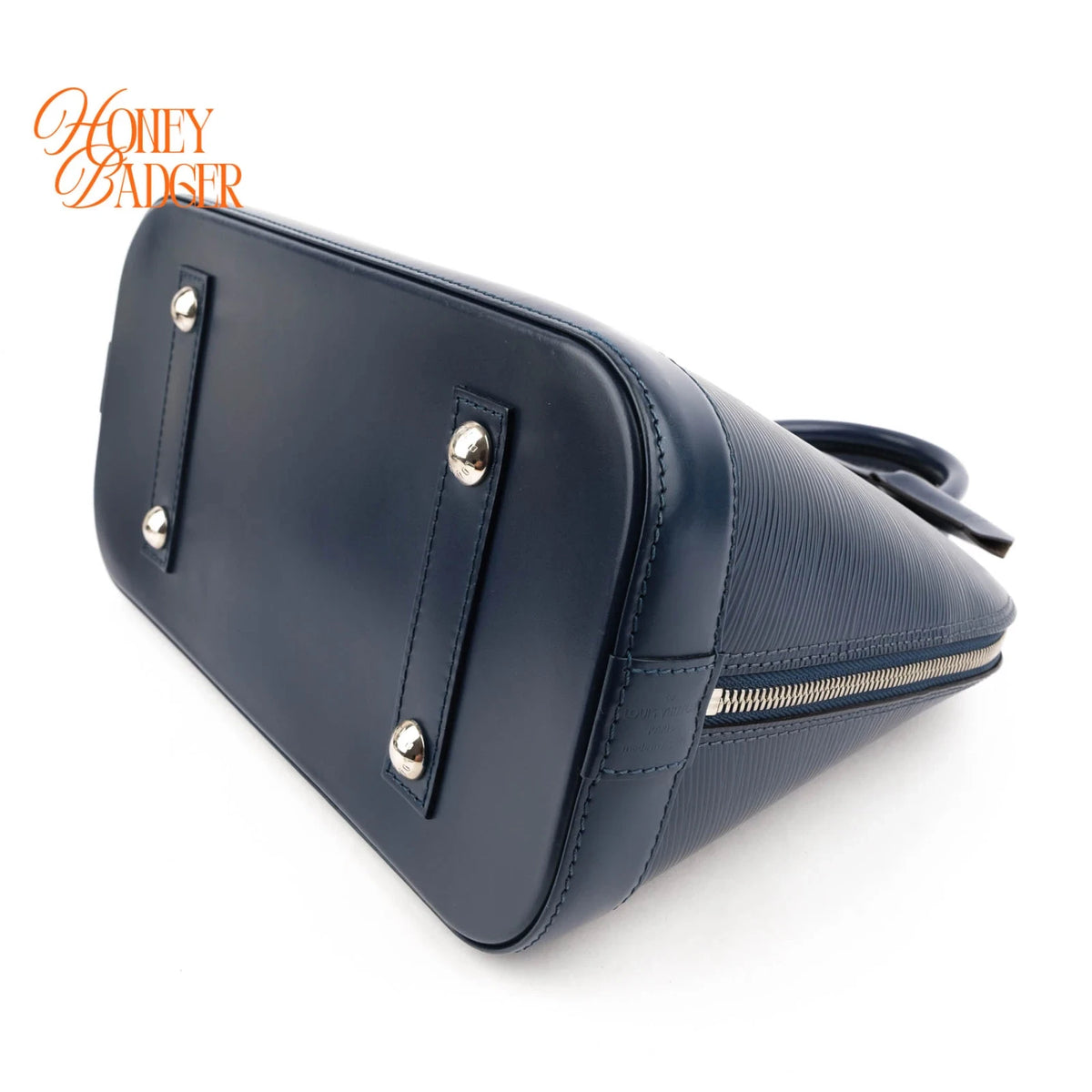 Louis Vuitton Alma PM Epi Leather Navy Silver Hardware Rank A