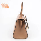 Delvaux Brillant Mini Box Calf Vison Gold Hardware Rank A