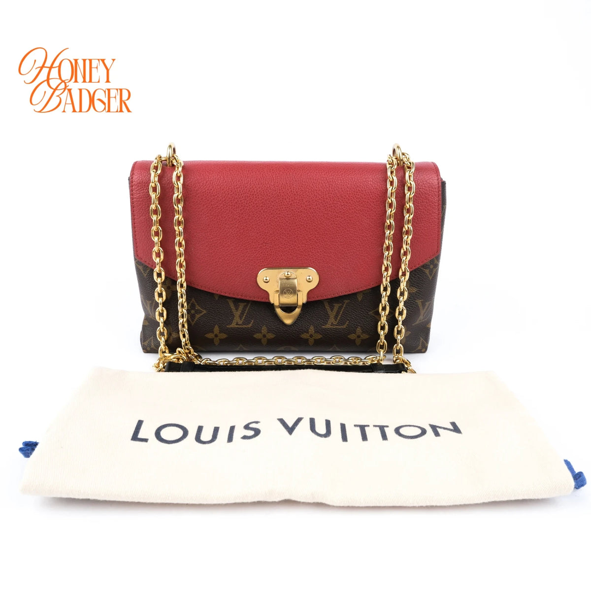 Louis Vuitton Saint Placide Monogram/Red Rank AB