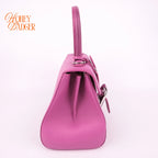 Delvaux Brillant Mini Grained Leather Pink Rank A
