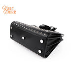 Saint Laurent Sac de Jour Nano Studded Black Leather 2Way Bag M1763 Rank A