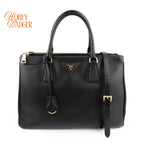 Prada Galleria Large Black Saffiano Rank A