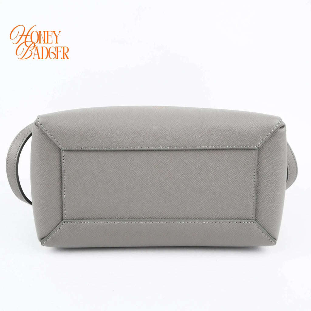 Celine Belt Bag Micro Gray Leather Grade A