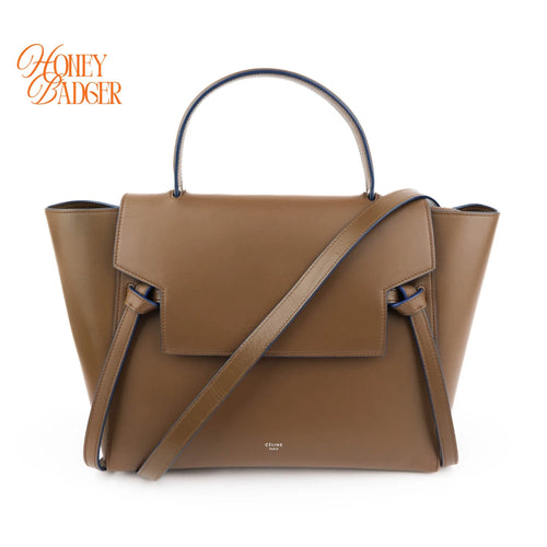 Celine Belt Bag Mini Smooth Leather Brown Rank A