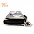 Louis Vuitton Twist Chain Wallet Epi Leather Black Patches Rank A